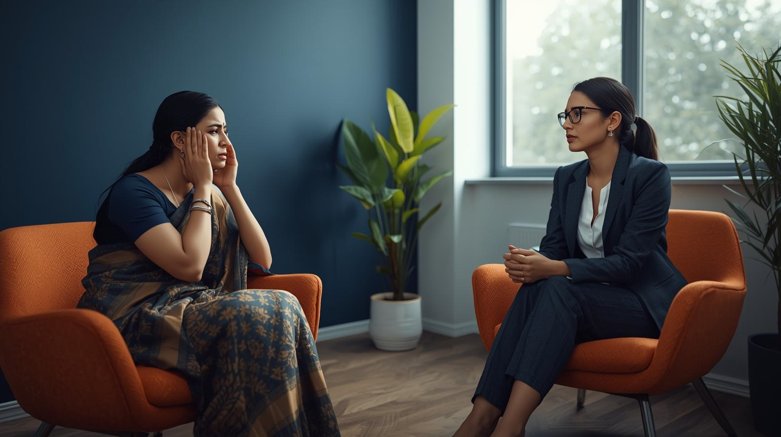 Professional counselling session